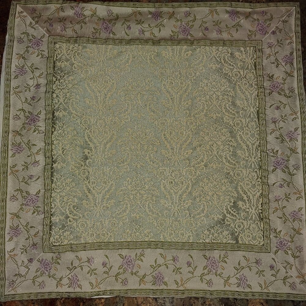 Croscill Damask Jacquard Floral Euro Sham 26x26"